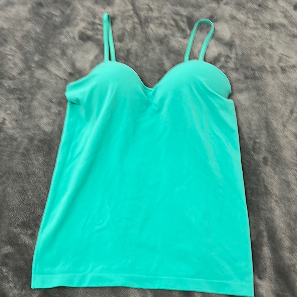 Ambiance Green Sleeveless Bustier Camisole